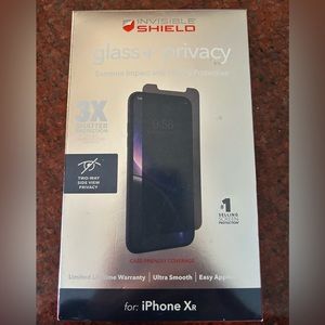 Invisible Shield Glass & Privacy Screen Protector for iPhone XR-Unopened